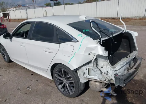 2022 Honda Civic Touring из США, поврежденный, VIN 2HGFE1F94NH317226